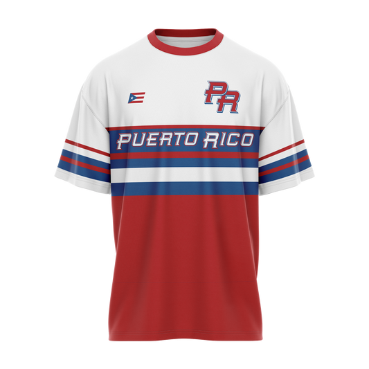 Clásica Blanca - T-shirt sublimada estilo oversized