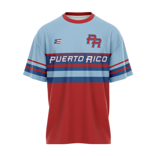 Clásica Celeste - T-shirt sublimada estilo oversized