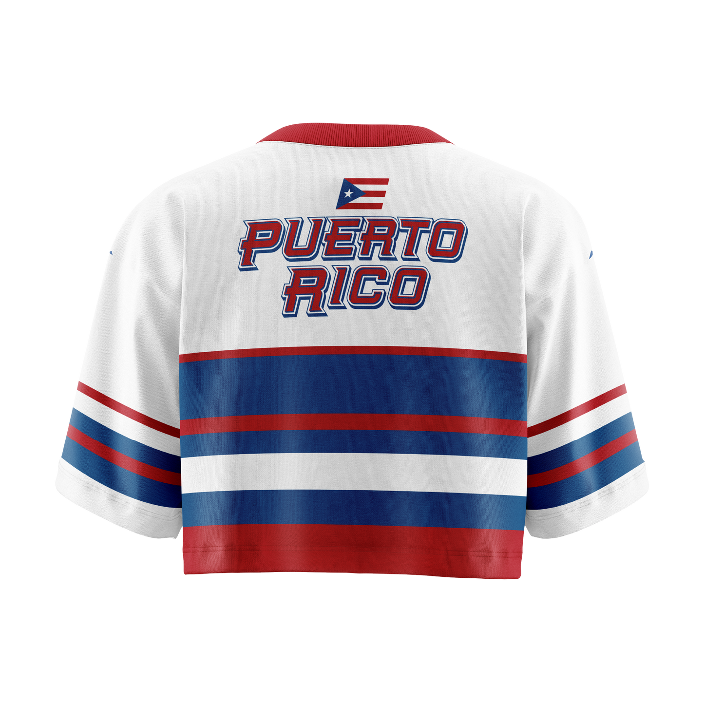 Clásica Blanca - T-shirt sublimada estilo oversized cropped