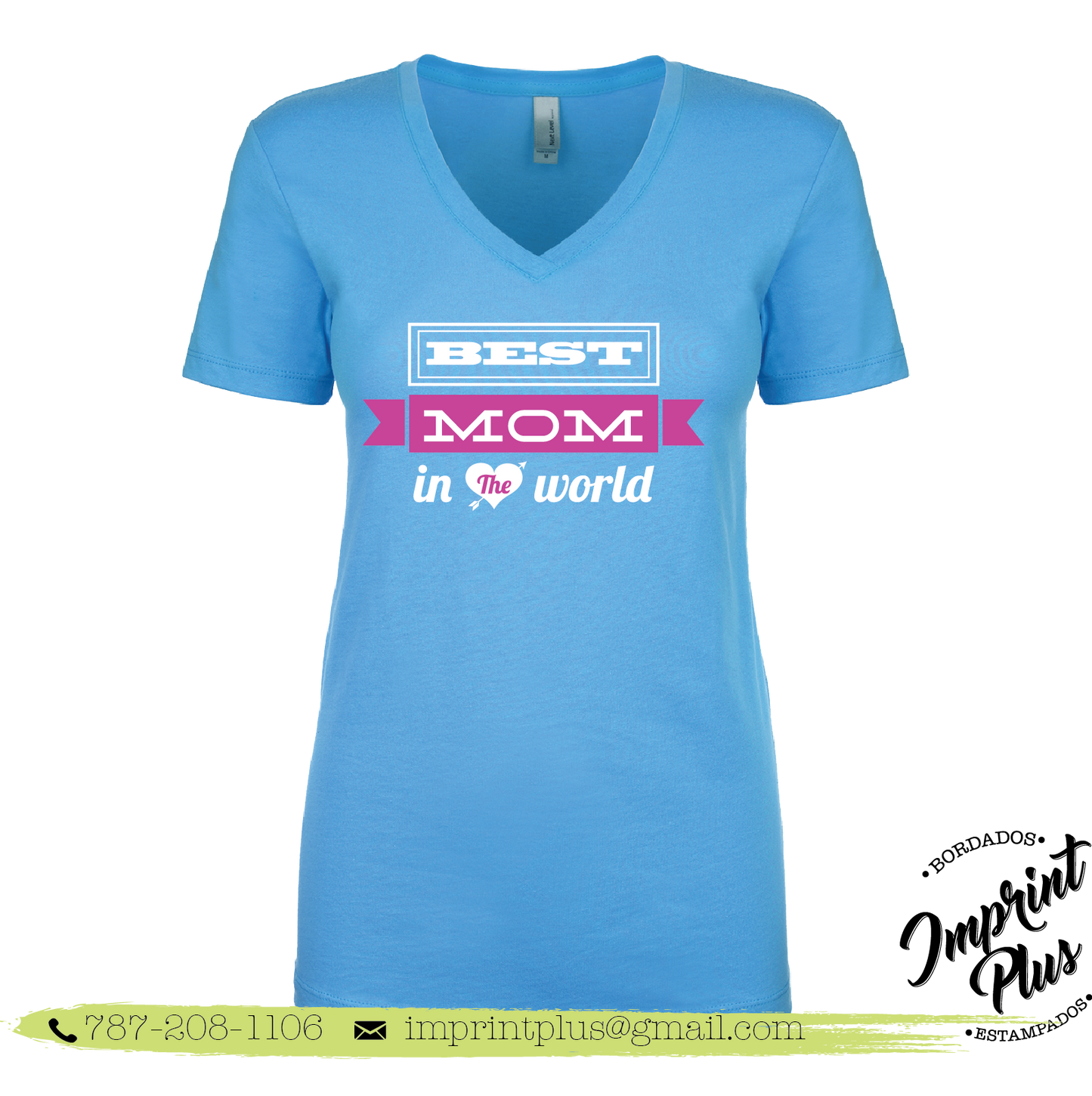 Best Mom in the World V T-Shirt