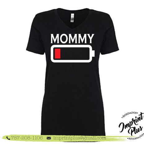 MOMMY Battery V T-Shirt