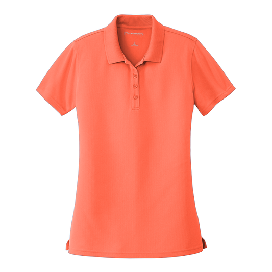 LK110 Port Authority® Ladies Dry Zone® UV Micro-Mesh Polo - Embroidered Logo - School