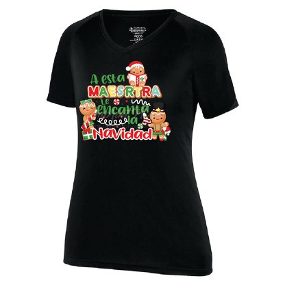 A esta Maestra le encanta la Navidad T Shirt