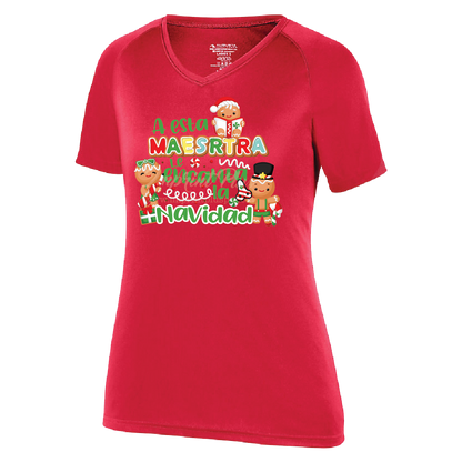A esta Maestra le encanta la Navidad T Shirt