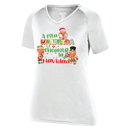 A esta Maestra le encanta la Navidad T Shirt