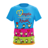 Yo enseño a mis estudiantes con amor - T-shirt sublimada