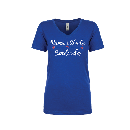 Mamá & Abuela Bendecida V Neck