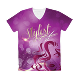 T-shirt sublimada - Hair Stylist Purple