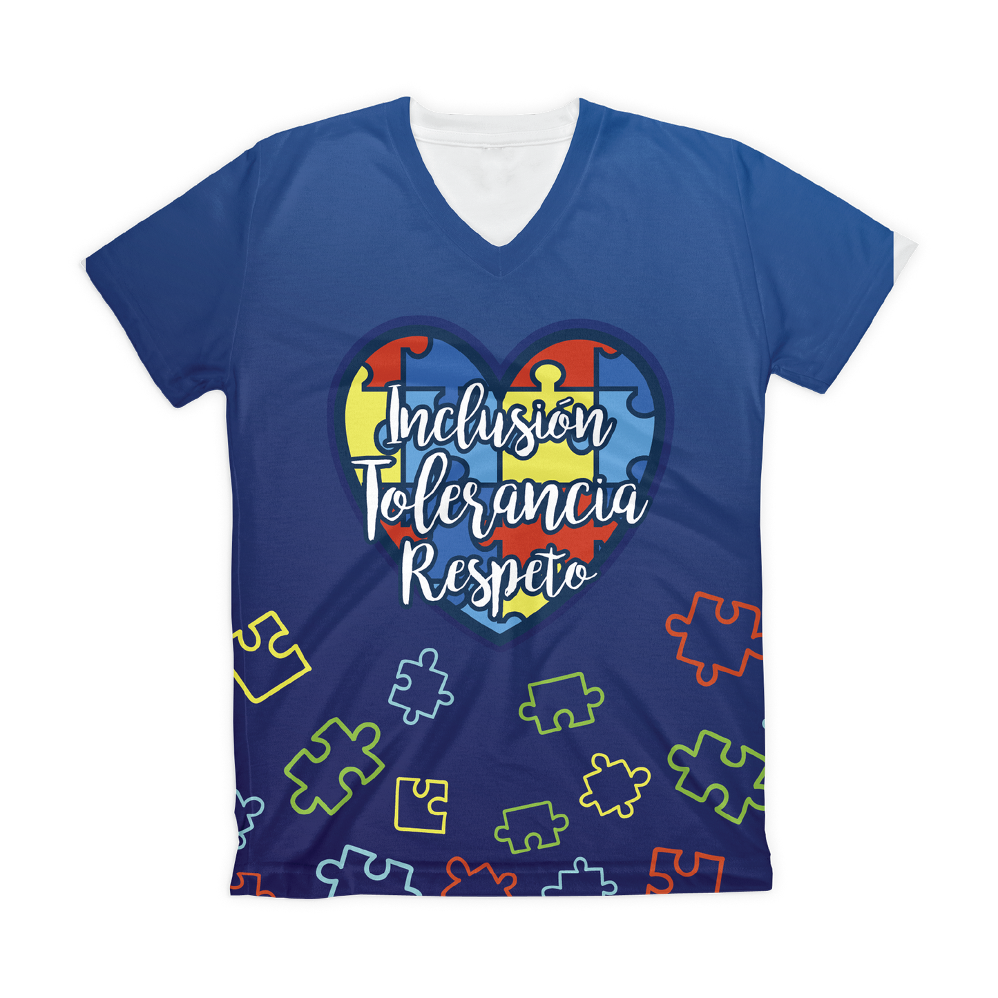 T-shirt sublimada - Inclusión, Tolerancia, Respeto