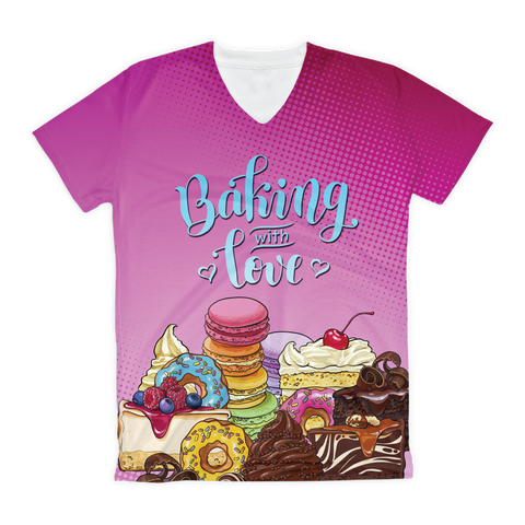 T-shirt sublimada - Baking with love