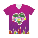 T-shirt sublimada - Maestra de Corazón