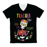 T-shirt sublimada - Teacher life got me Loco
