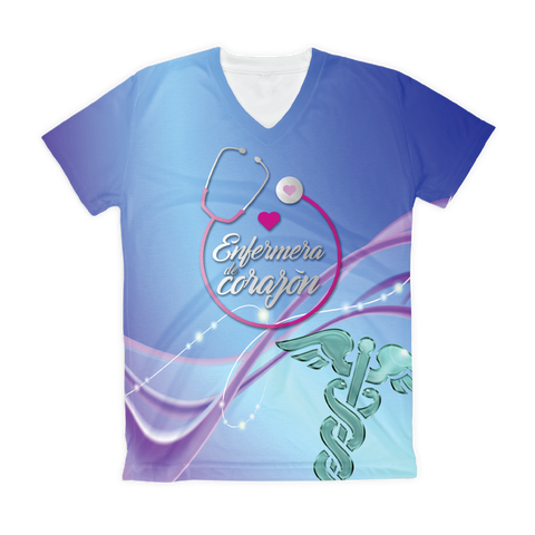 T shirt sublimada Enfermera de coraz n