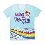 T-shirt sublimada - Teachers are magical
