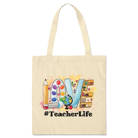 Love #TeacherLife - Tote Bag