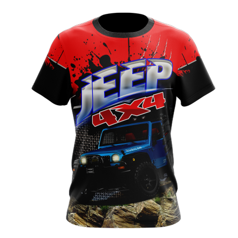 T shirt sublimada Jeep 4x4 Red